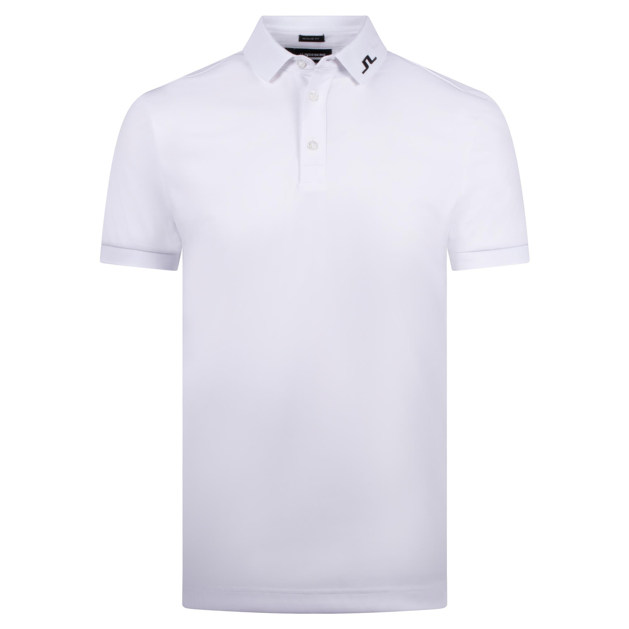 J Lindeberg KV Regular Fit Mens Golf Polo Shirt White